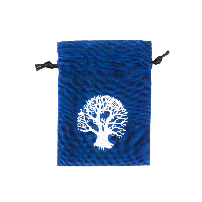 Gift Bag Tree of Life 8 x 11 cm Blue