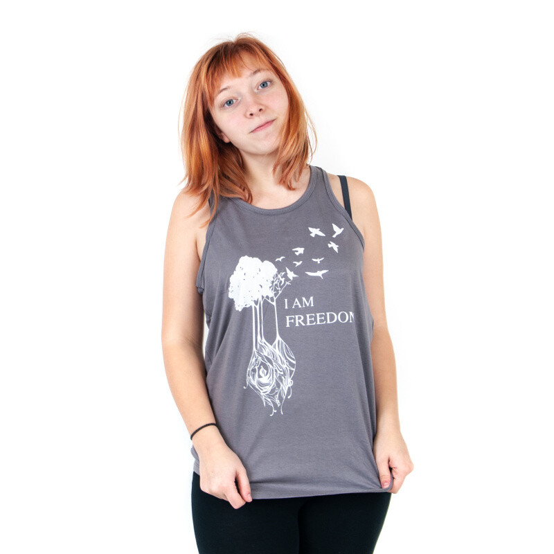 Tank Top Women´s FREEDOM XL Grey