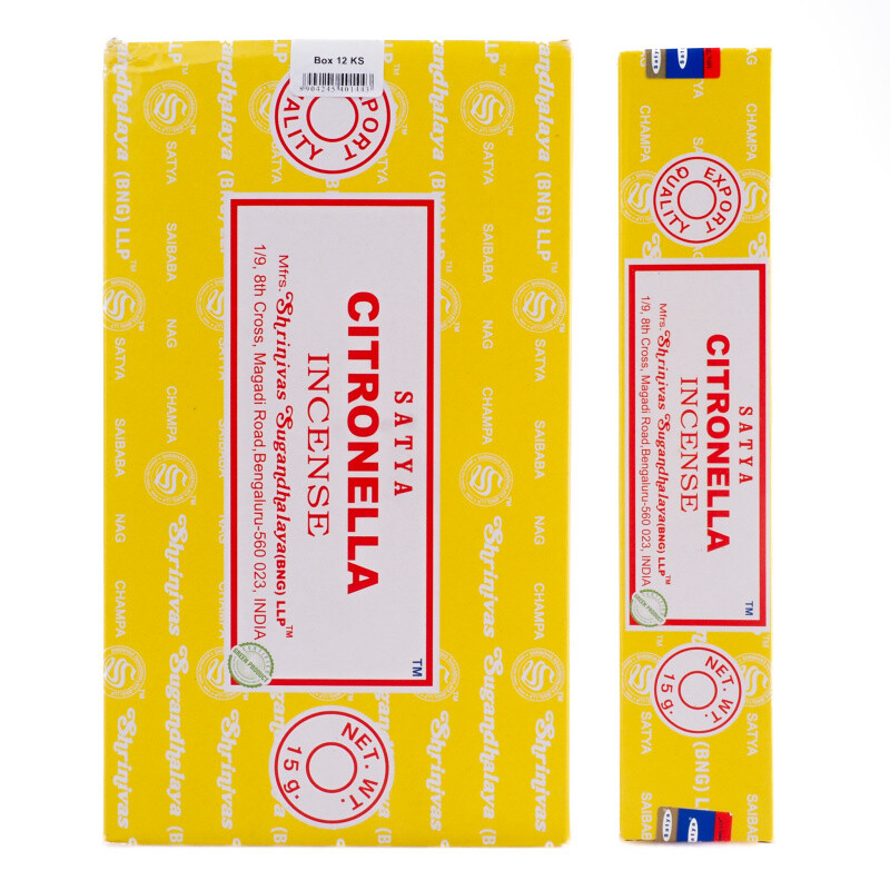 Indian Incense Sticks Satya PK Citronella 15 g