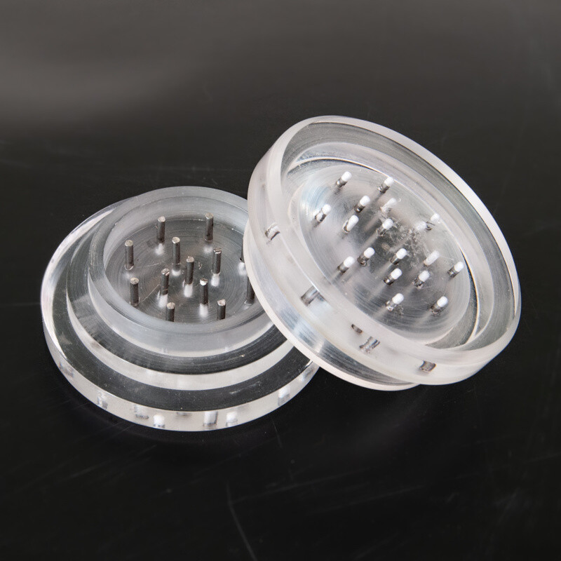 Grinder Plastic Transparent 5,5 cm 2-piece