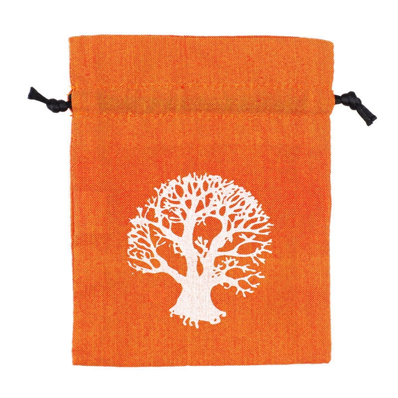 Gift Bag Tree of Life 11 x 14 cm Orange