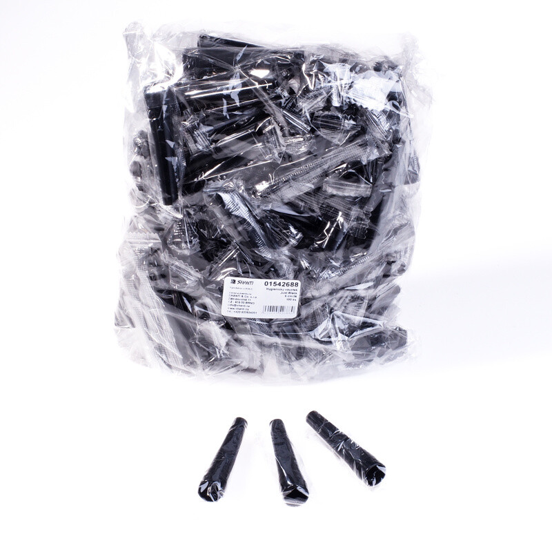 Hygiene Mouthpiece Just Black 6 cm IN 100 pcs