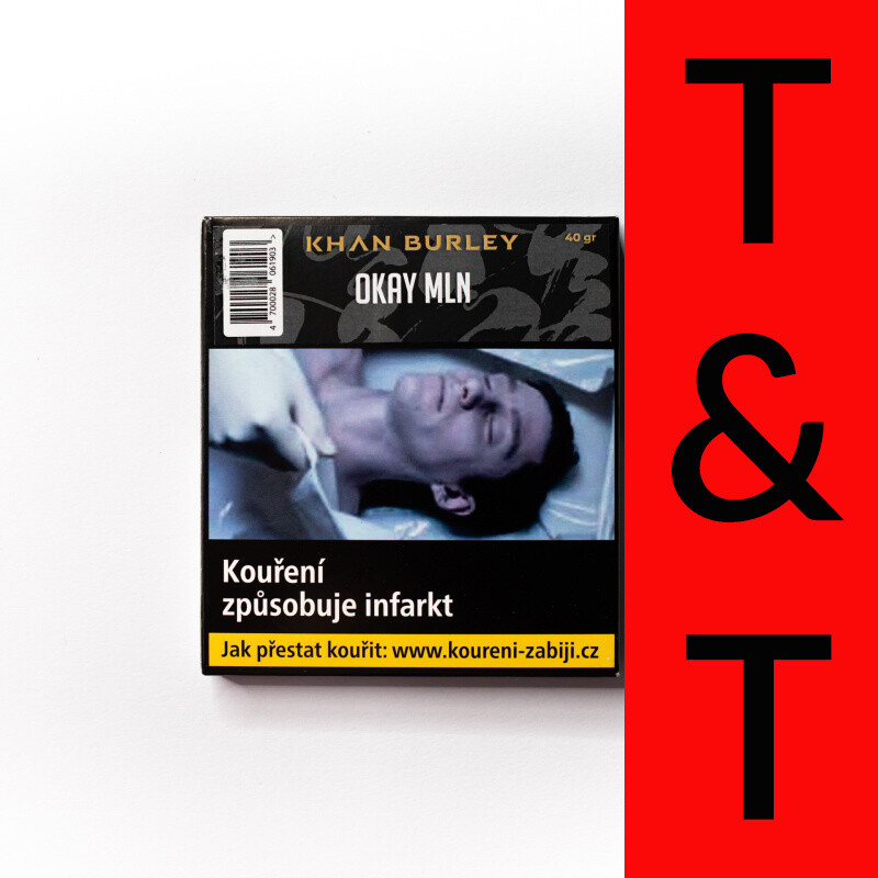 Hookah Tobacco Khan Burley Okay Mln 40 g
