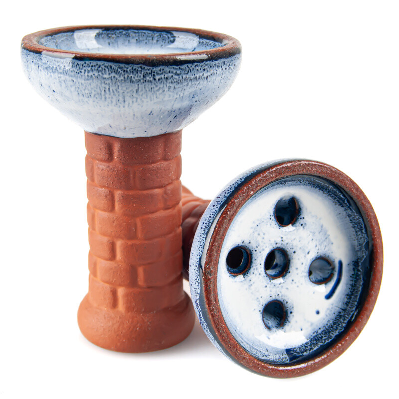 Hookah Bowl Monolith Killer White / Blue