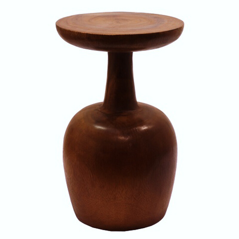 Wooden Stool Claret