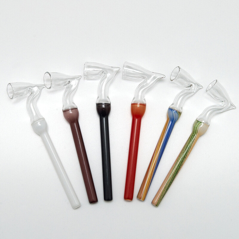 Glass Pipe Coloured Boo 11 cm