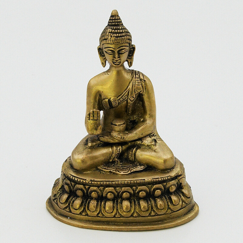 Statuette Metal Buddha 13,5 cm VI