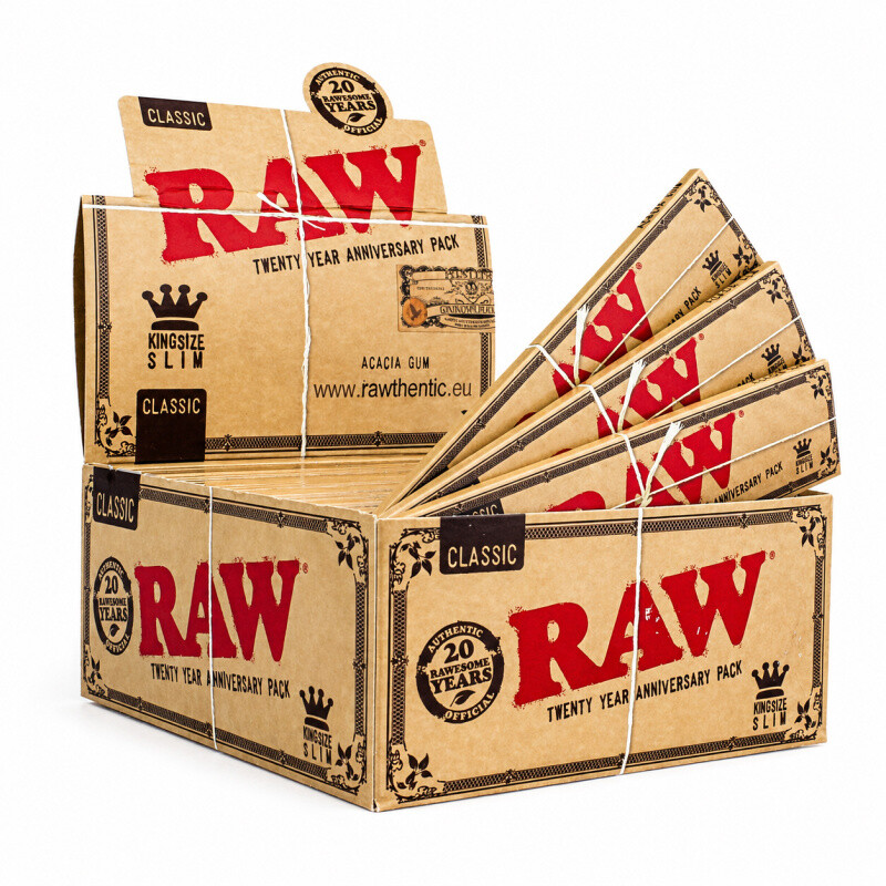 Cigarette Papers RAW KS Slim Box 50 pcs