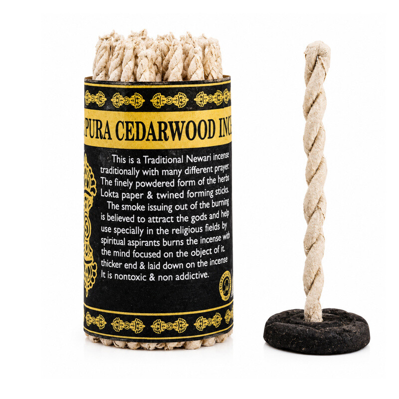 Tibetan Incense Ropes Dhupaya Vajra Cedarwood