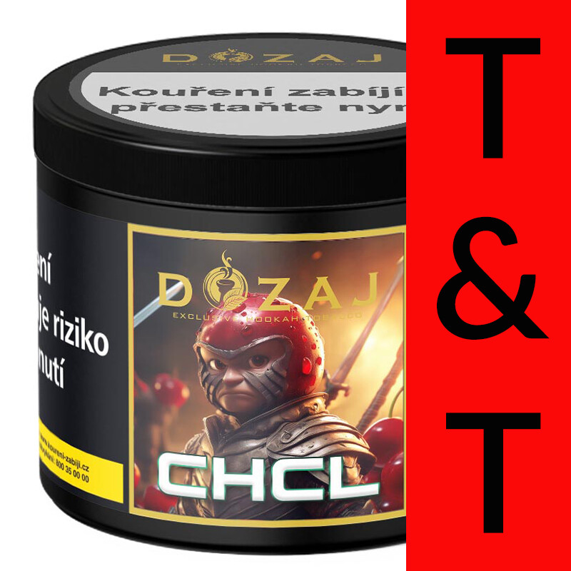 Hookah Tobacco Dozaj Black Chcl 125 g