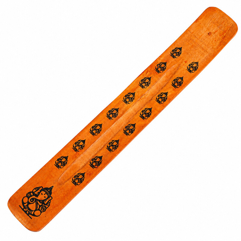 Incense Stick Holder - Ski Manju Ganesh Orange