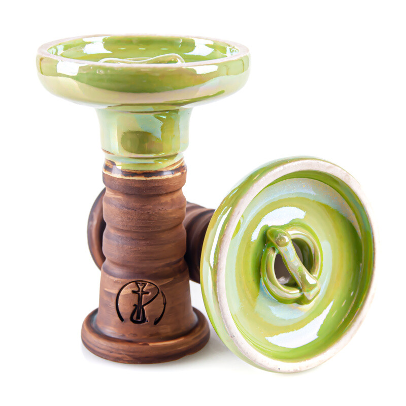 Hookah Bowl HC Cascade Phunnel Milky Iris Grass