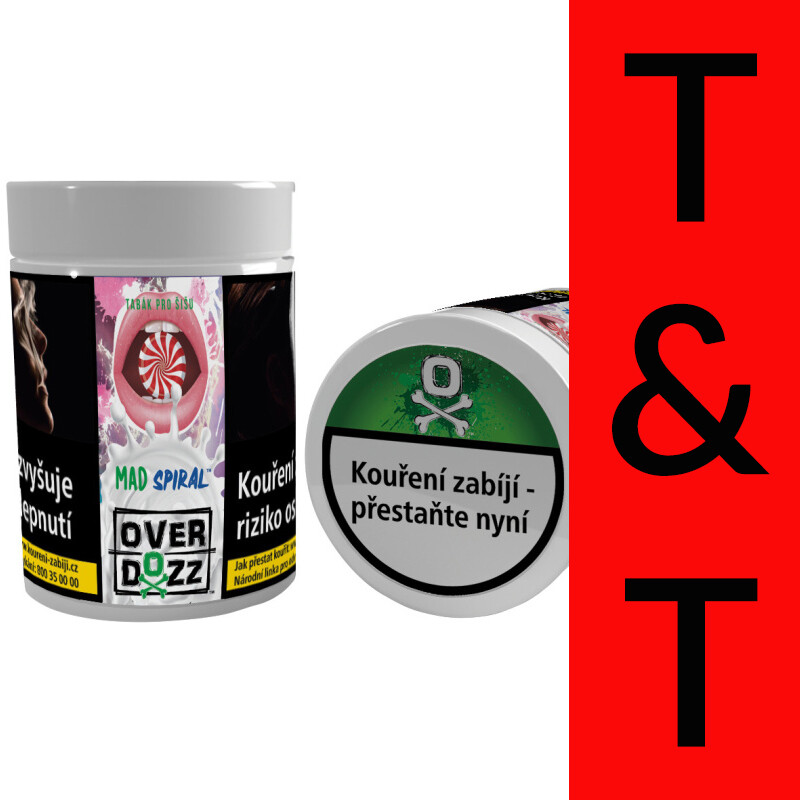 Hookah Tobacco Overdozz Mad Spiral 50 g