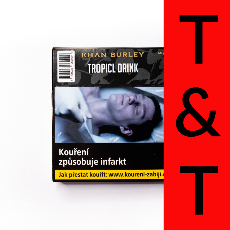 Hookah Tobacco Khan Burley Tropicl Drink 40 g