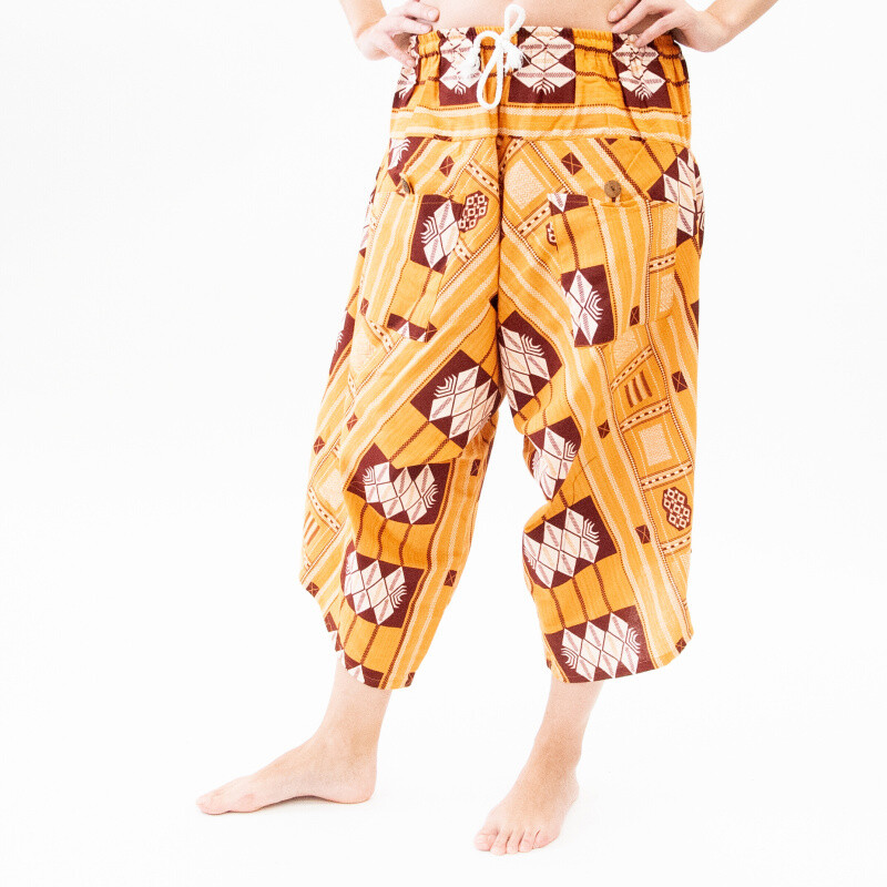 Women's Wide Trousers Rochana Yellow