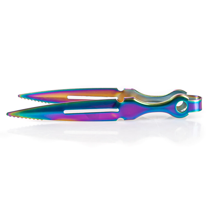 Charcoal Tongs Claws Rainbow 22 cm