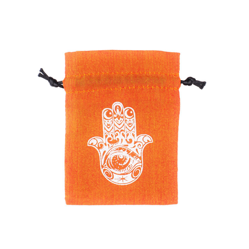 Gift Bag Hamsa 8 x 11 cm Orange