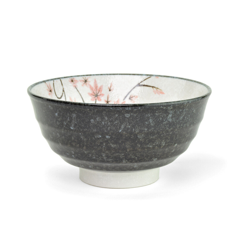 Ceramic Bowl Japan Pink Maple 17 cm