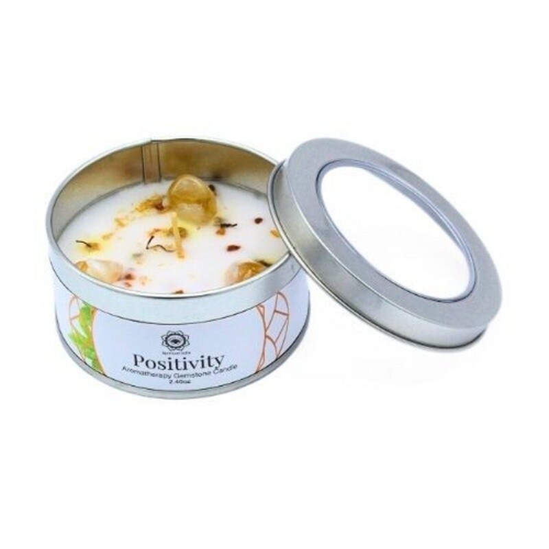 Candle Green Tree Gemstone Positivity Green Tea 70 g
