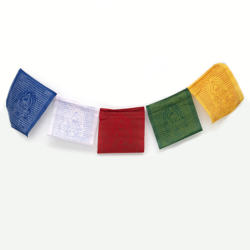 Tibetan Prayer Flags v6 Medicine Buddha 20 x 24 cm 10 pcs