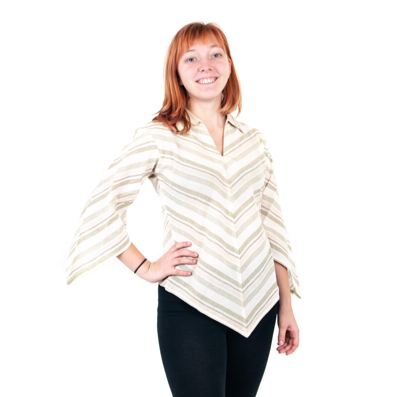 Top Blouse Lydia with Three-quarter Sleeves M 03