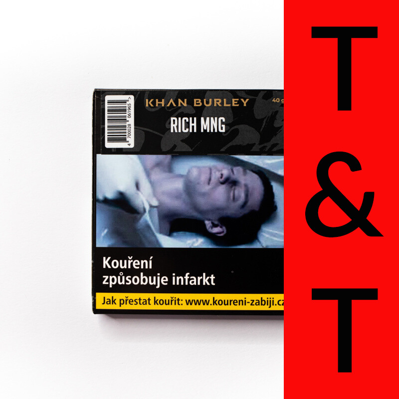 Hookah Tobacco Khan Burley Rich Mng 40 g