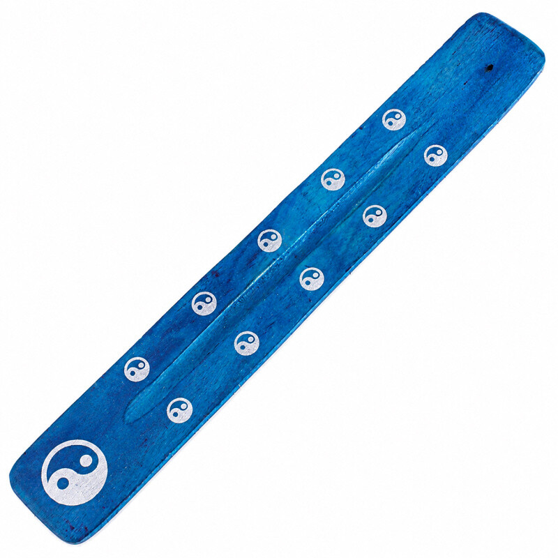 Incense Stick Holder - Ski Manju Jin Jang Dark Blue
