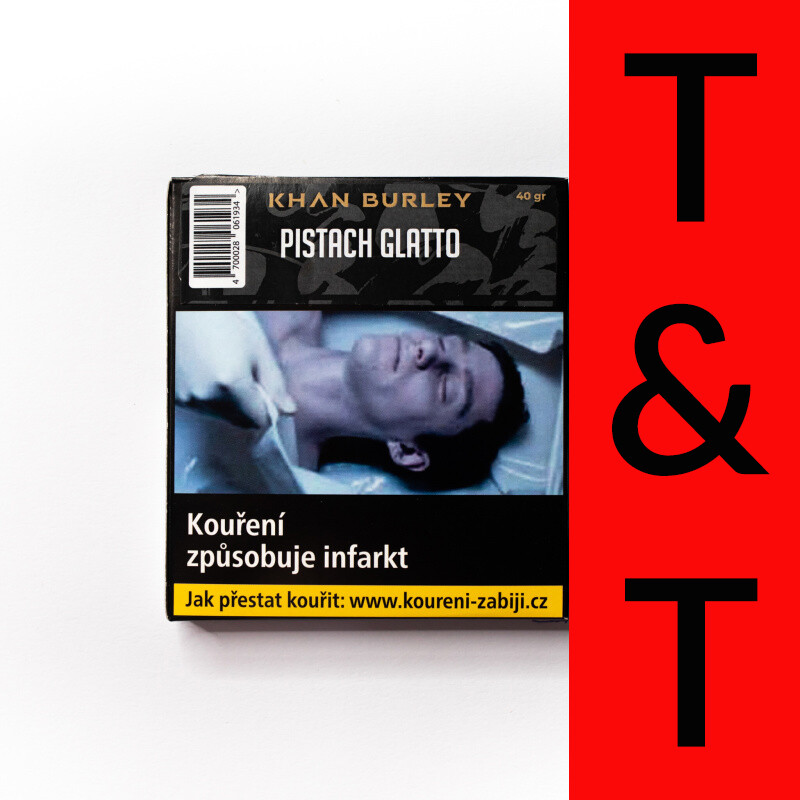 Hookah Tobacco Khan Burley Pistach Glatto 40 g