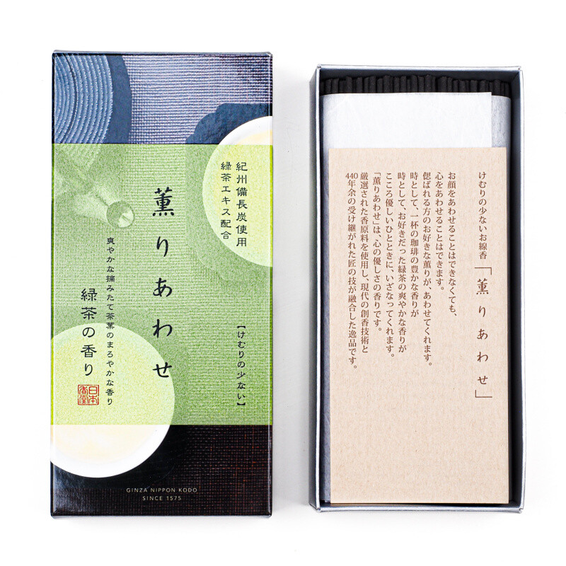 Japanese Incense Sticks Nippon Kaori Awase Green Tea