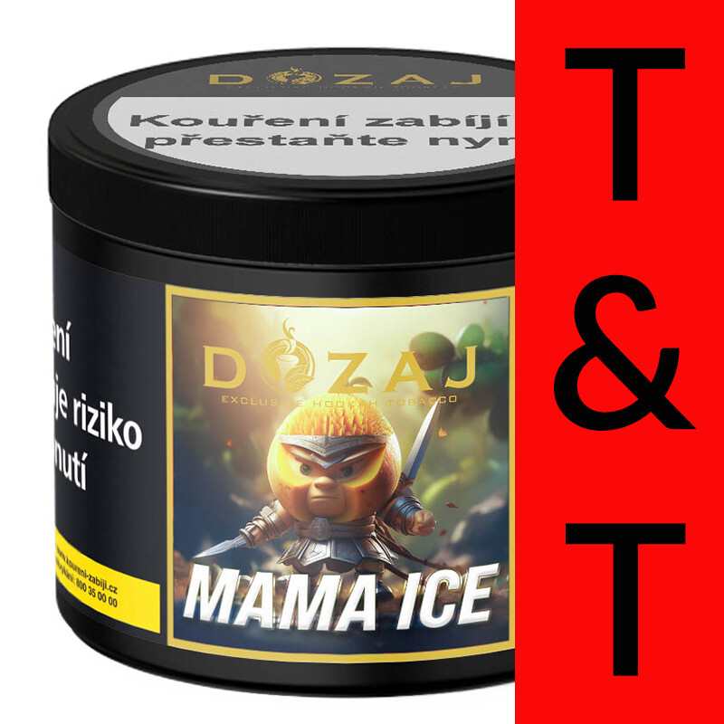 Hookah Tobacco Dozaj Black Mama Ice 125 g