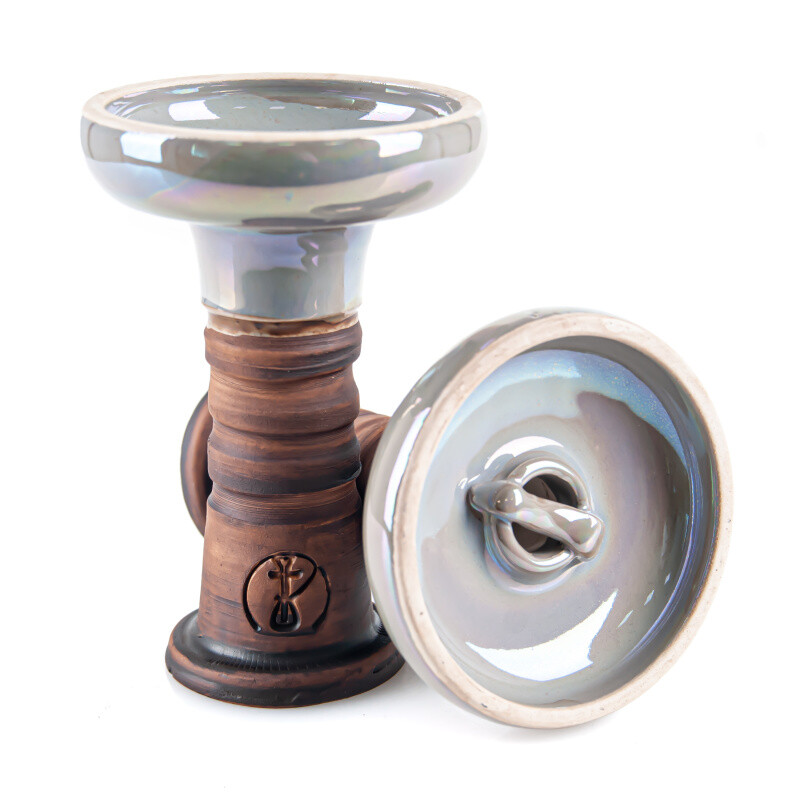 Hookah Bowl HC Cascade Phunnel Milky Iris Nardo Gray