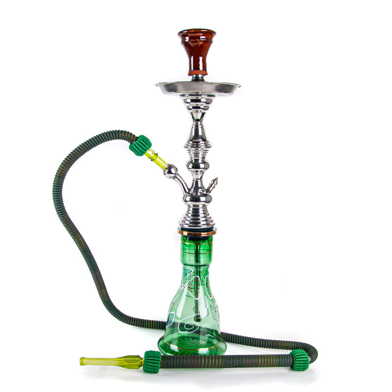 Hookah Top Mark Heket Painted 26/1 Green