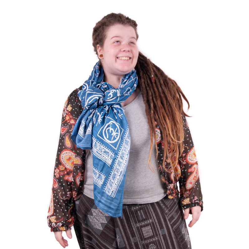 Shawl Ohm Blue