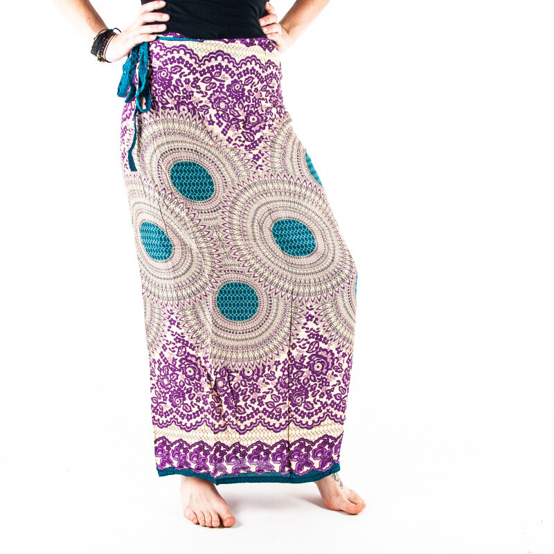 Skirt Honeycomb Mandala Light Purple