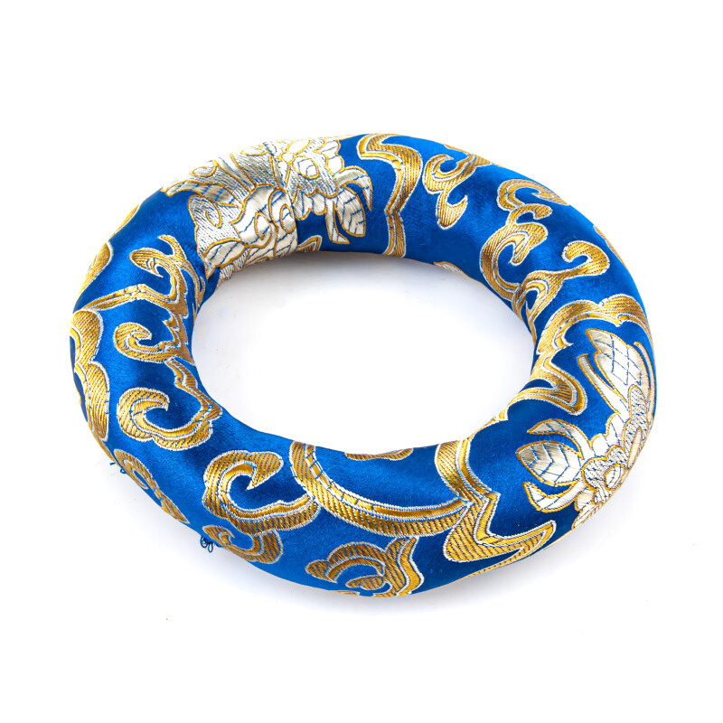 Tibetan Bowl Mat Orient Circle 14 cm Blue