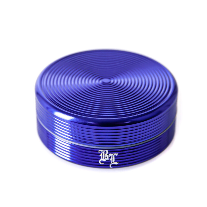 Grinder Ripple Black Leaf CNC 5 cm 2-parts Purple