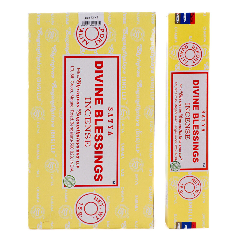 Indian Incense Sticks Satya PK Divine Blessings 15 g
