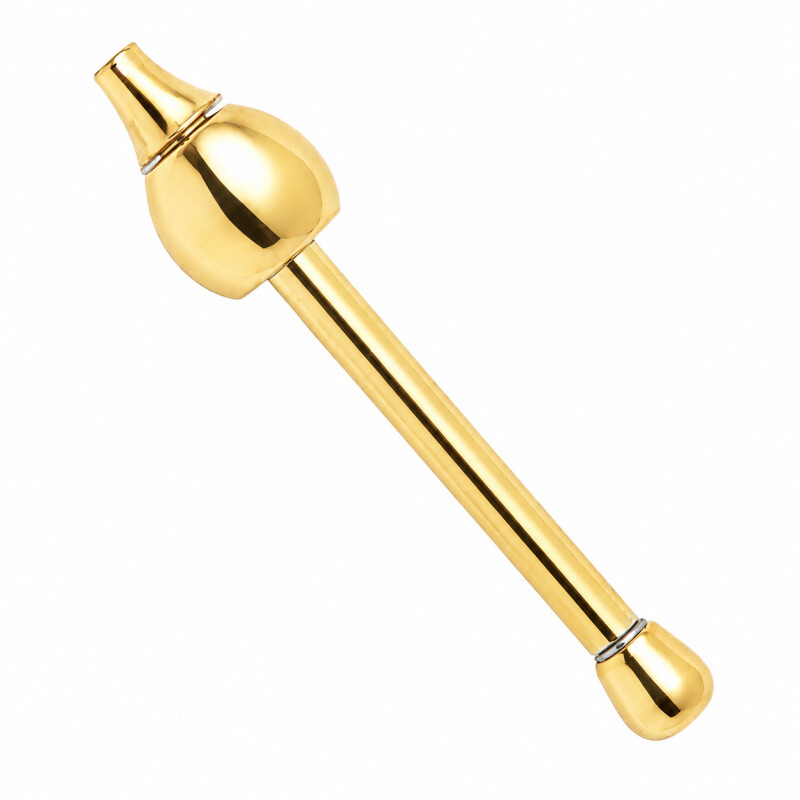 One-hitter Metal Mushroom Gold