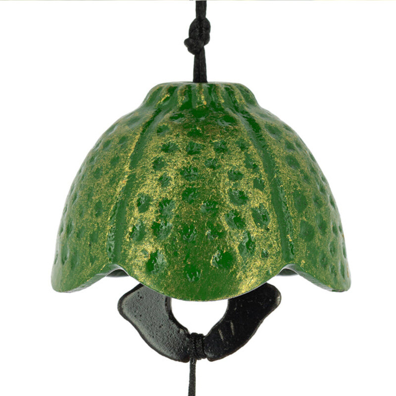 Furin Feng Shui Bell Hana 5 cm Green