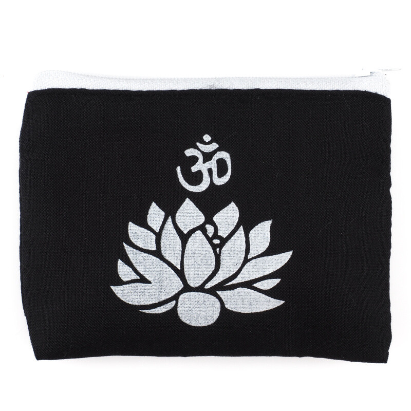 Purse Zippy Om Lotus Black