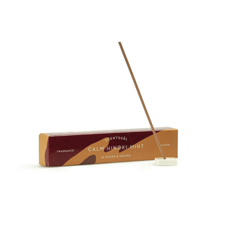 Japanese Incense Sticks Nippon Scentsual Hinoki Mint 30 pcs