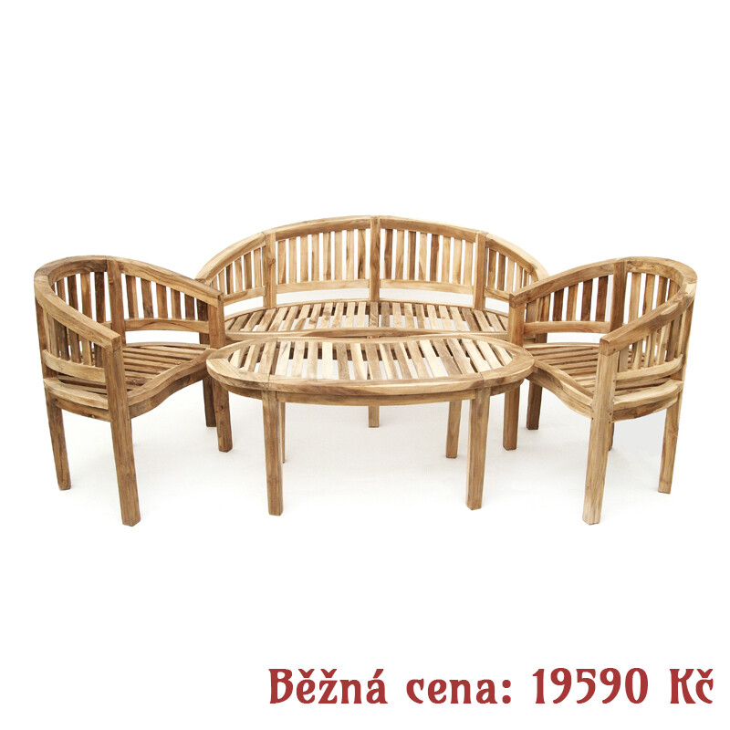 Bazar - Teak - sofa set