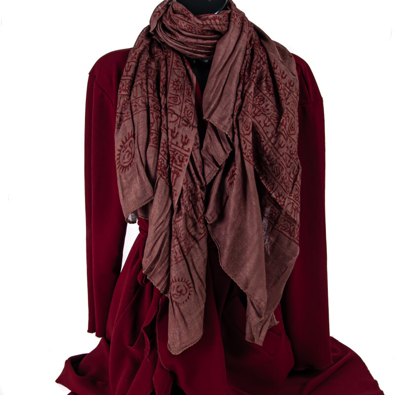 Shawl Mantra Brown