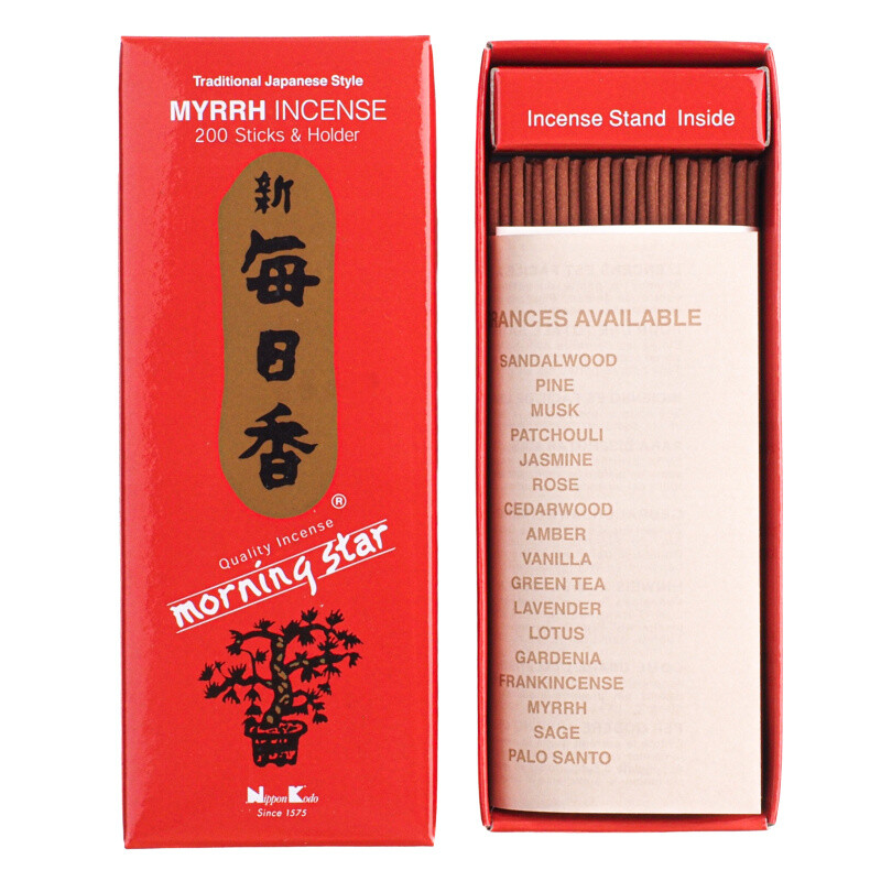 Japanese Incense Sticks Nippon M/S 200 sticks Myrrh