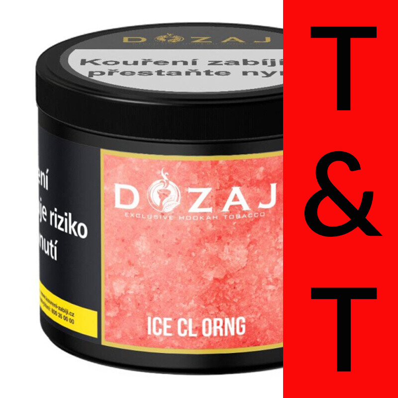 Hookah Tobacco Dozaj Gold Ice Cl Orng 200 g