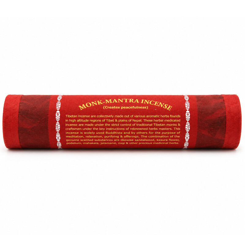 Tibetan Incense Sticks Leaves Monk-Mantra