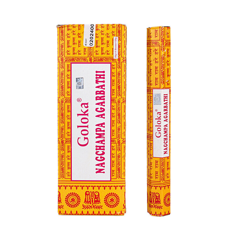 Indian Incense Sticks Goloka Nag Champa 20 g
