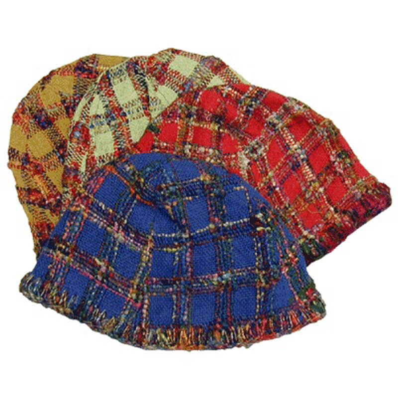Hat Hemp with Silk Coloured