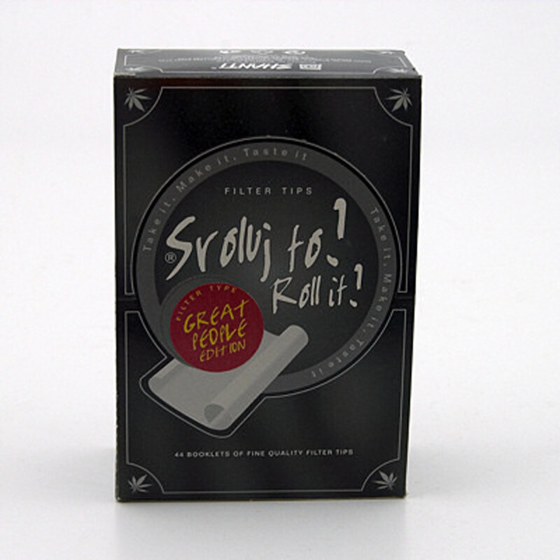 Cigarette Filters Roll It! Great People Box 4 x 11 pcs