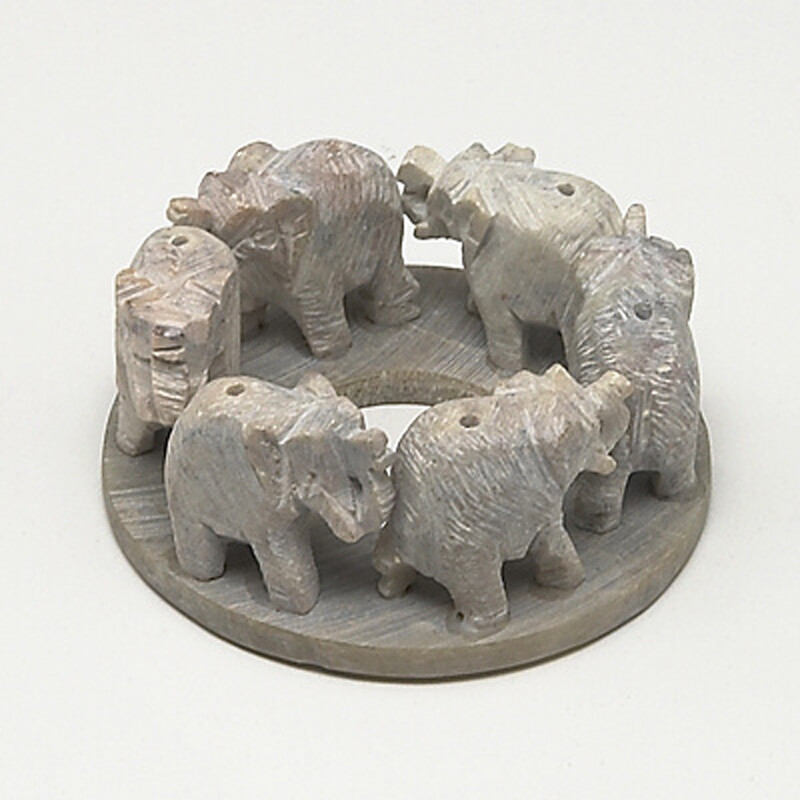 Incense Stick Holder - Stone Elephant